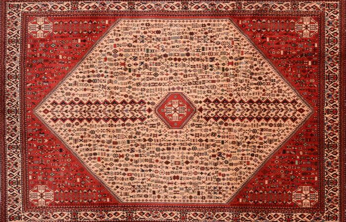 Geometric Abadeh Persian Area Rug